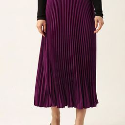 OTABUA-Line Pleated Midi Skirt-58