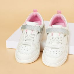 Pantaloons Junior Girls Perforations PU Sneakers-47