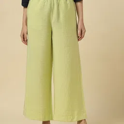Allen Solly Woman Mid-Rise Regular Trousers-image-24