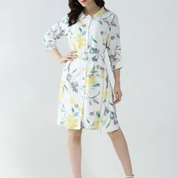 Monte Carlo Floral Print Fit & Flare Dress-picture-42
