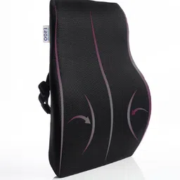 UltraCare PRO Black Memory Foam Filled Cotton Breathable Travel Pillow-24