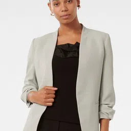 Forever New Women Tailored Fit Front Open Blazer-21
