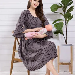 Arela Printed Nightdress-image-64
