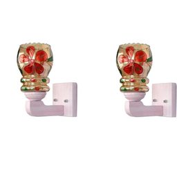 Somil Premium Designer Glass Wall / Night Lamp Elegant & Stylish Dcor Accent for Modern Interiors, color- Multicolour Size- 20 X 25 X 24.5 CM-image-86
