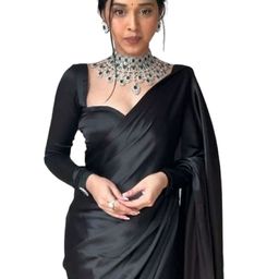 Shopaz Satin Ready to Wear Saree-32