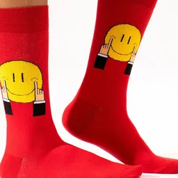 Thela Gaadi Pack Of 2 Patterned Calf Length Socks image 5
