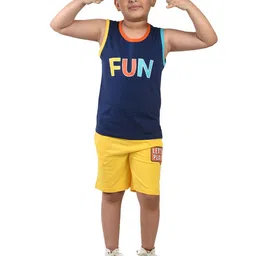 Clothe Funn Boys Printed T-shirt with Shorts-40