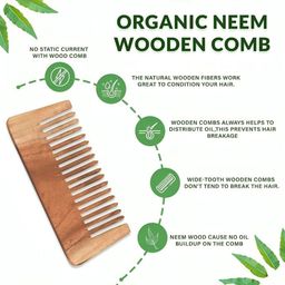 averX Set Of 2 Kacchi Neem Wood Comb image 3