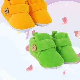 NESKA MODA Unisex Kids Cotton Booties-image-71