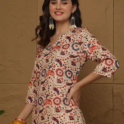 Anouk Rustic Ethnic Motifs Print Kurti image 3