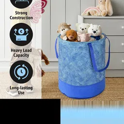 Kuber Industries Blue 3 Pieces Printed Reusable Multi-Utility Organisers image 4