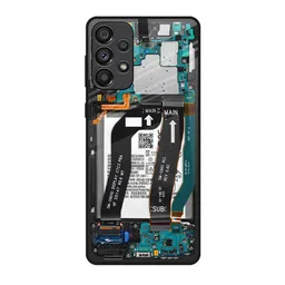QRIOH Unisex Quirky Printed Samsung Galaxy A73 5G Back Case Mobile Accessories-45