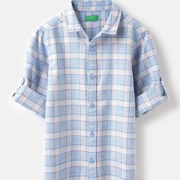 United Colors of Benetton Boys Tartan Checks Opaque Checked Casual Shirt-picture-2