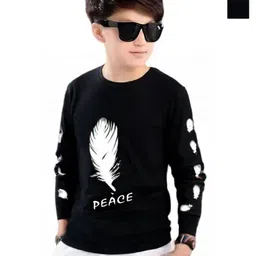 TICOSS Boys Typography 2 Printed T-shirt-36