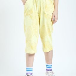 Monte Carlo Girls Printed Regular Fit Cotton Capris-picture-48