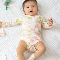 cocoon care Infants Printed Cotton Bodysuit-53