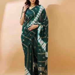 DIVASTRI Woven Design Saree With Blouse-image-49