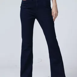 URBAN POCHE Women Cotton Bootcut High-Rise Jeans-picture-38