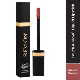 Revlon Touch & Glow Long Stay Liquid Lipstick - 5 ml - Maroon Monarch-14