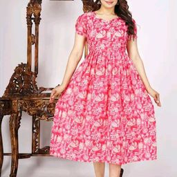 SSKfashions Floral Printed Fit & Flare Midi Dress-image-36