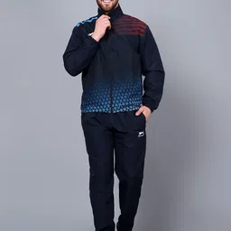 Shiv Naresh Printed Mock Collar Tracksuits-picture-0
