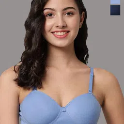 Samvar Multi Cotton Non-Wired Non Padded Minimizer Bra-picture-9