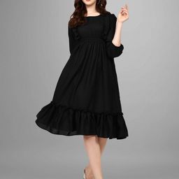 Raiyani Enterprise Women Fit & Flare Dress-picture-34