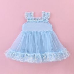 Mark & Mia Infant Girls Printed Frock Style Bodysuit-image-11
