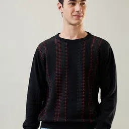 TIM PARIS Men Striped Pullover-image-94