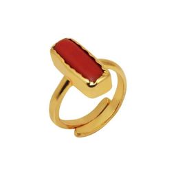 GenZcomplex Gold-Plated Copper Finger Ring-image-55