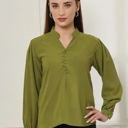 FITHUB Mandarin Collar Top-picture-21