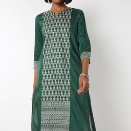 max Women Ethnic Motifs Embroidered Straight Kurta-picture-28
