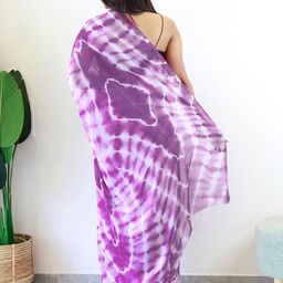 Anouk Rustic Tie and Dye Poly Georgette Saree image 2