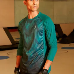 CS LIFE Men Geometric Printed Round Neck T-Shirt-image-24
