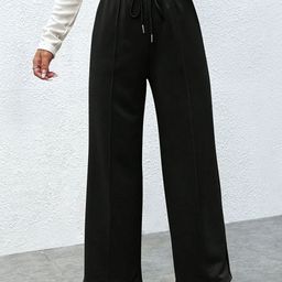KPOP Women Relaxed Fit Regular Trousers-picture-45