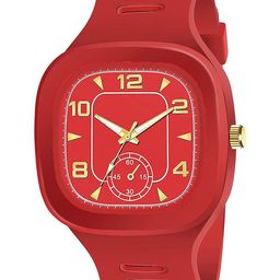 Gopal Shopcart Unisex Analogue Watch Csamon_31_Red_Single Round-image-34