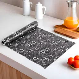 Aura Black Set of 1 Water Resistant Shelf Liner Organisers-image-48