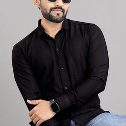SZN Standard Spread Collar Long Sleeves Opaque Shirt-image-21