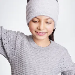 Bharatasya Girls Knitted Headband-image-6