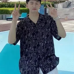 KPOP Men Original Printed Casual Shirt-image-94