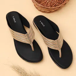 V-WALK Embellished Strap Stylish & Comfortable Flats-image-28