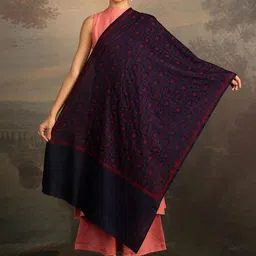 MODARTA Ethnic Motifs Embroidered Shawl-picture-45