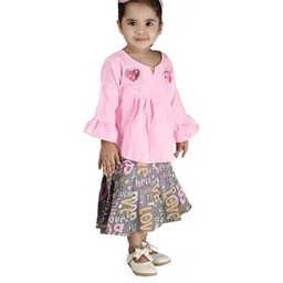 Smuktar garments Girls Pink Clothing Set-image-29
