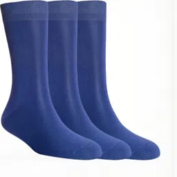 Akeeta Pack Of 3 Plain Full Length Socks-picture-34
