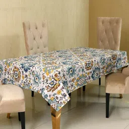 BILBERRY Furnishing by preeti grover Multicoloured Set of 6 Cotton 6-Seater Table Cover-28