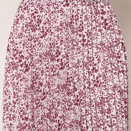 ZWERLON Printed Pleated Midi Skirt image 3