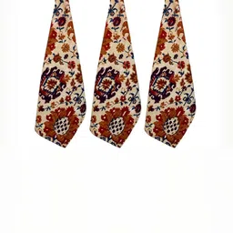 BILBERRY Furnishing by preeti grover 3-Pcs Beige & Brown PrintedCotton Table Placemats-35