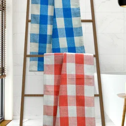 Athom Living Premium Cotton Bath Towel 75 x 150 Multi Colour Pack of 2-21