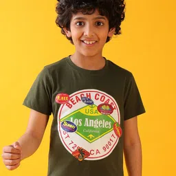 Anthrilo Boys Printed Applique T-shirt-43
