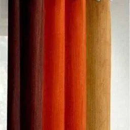 BELLA TRUE Orange & Green Ombre Long Door Curtain-image-86